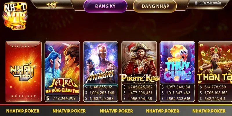 Nổ hũ Nhatvip - Sảnh Game Bài Đổi Thưởng Mới Nhất 2025 1 Nổ hũ tại Nhatvip được nhiều người yêu thích